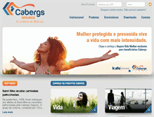 Tablet Screenshot of cabergsseguros.com.br